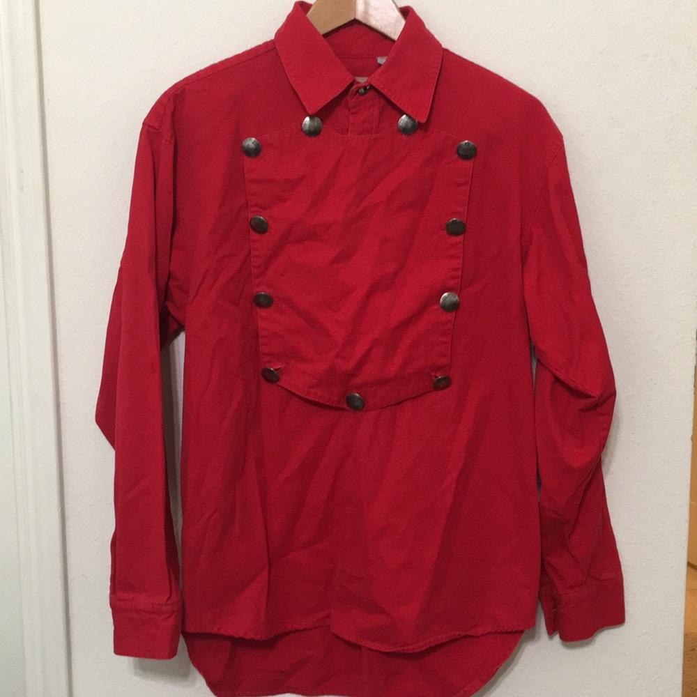 Scully Wahmaker Bib Front Western Shirt size S